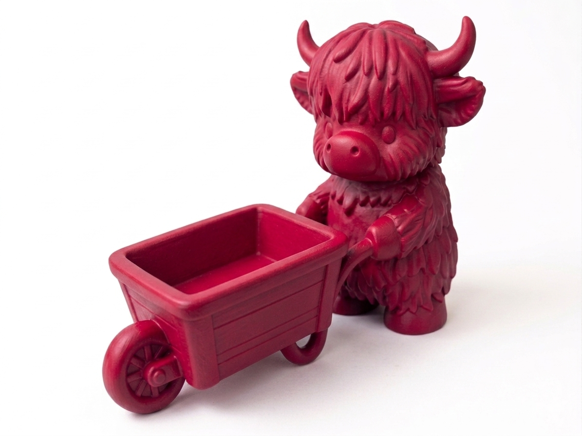 Cow with a wheelbarrow - Image 15
