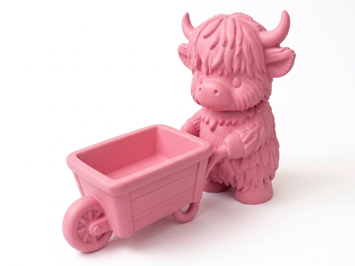 Cow with a wheelbarrow - Image 7