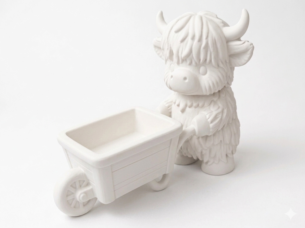 Cow with a wheelbarrow - Image 9