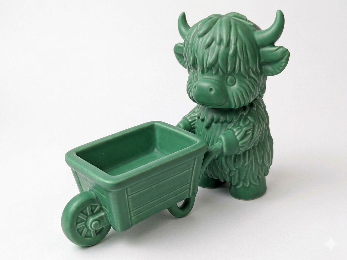 Cow with a wheelbarrow - Image 10