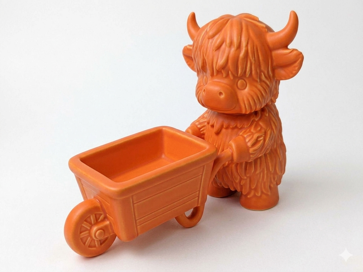 Cow with a wheelbarrow - Image 5