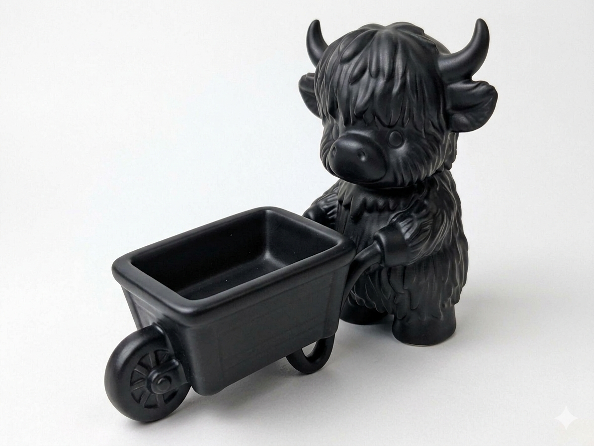 Cow with a wheelbarrow - Image 4