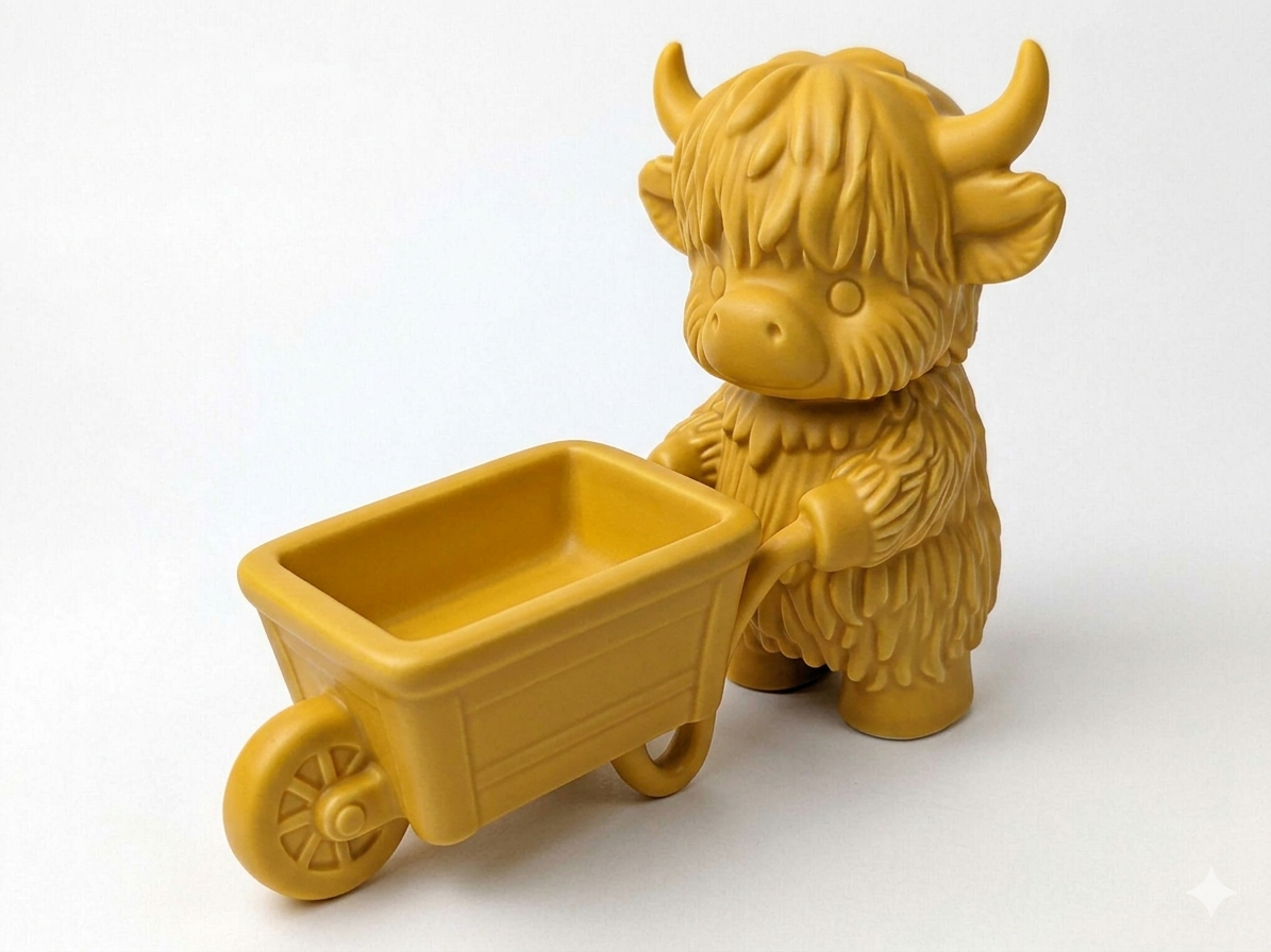 Cow with a wheelbarrow - Image 16