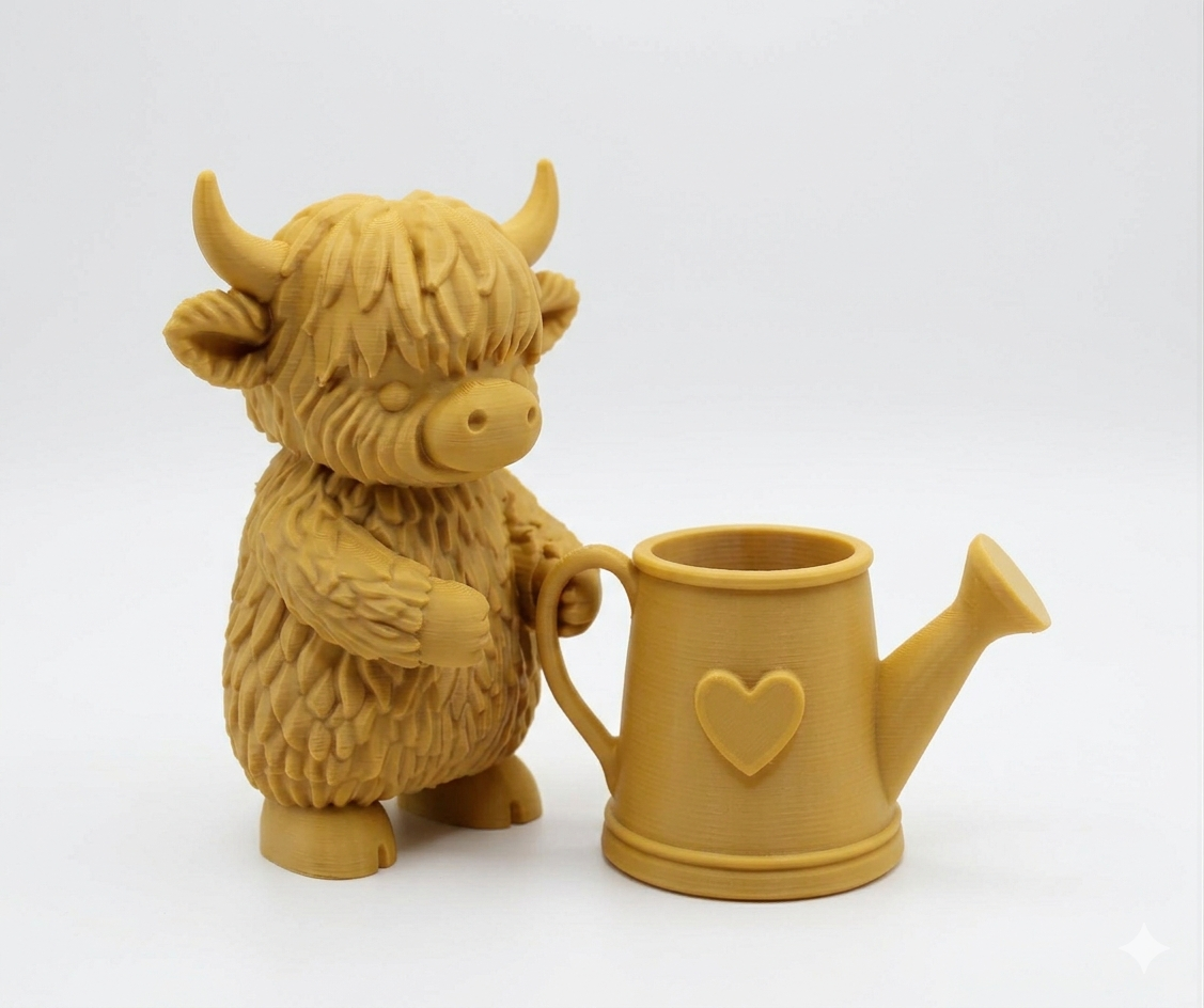 Cow with Watering Can - Image 3