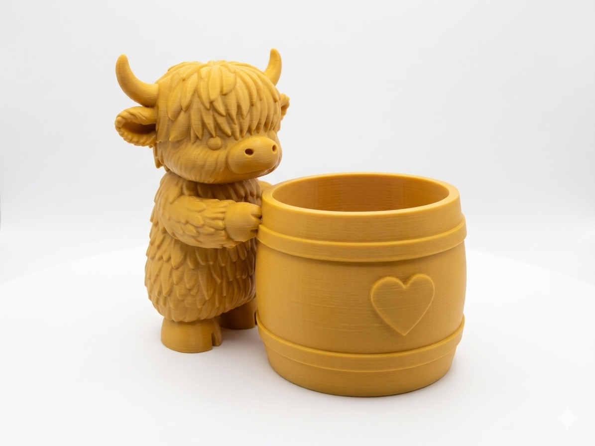 Cow Barrel Planter - Image 6