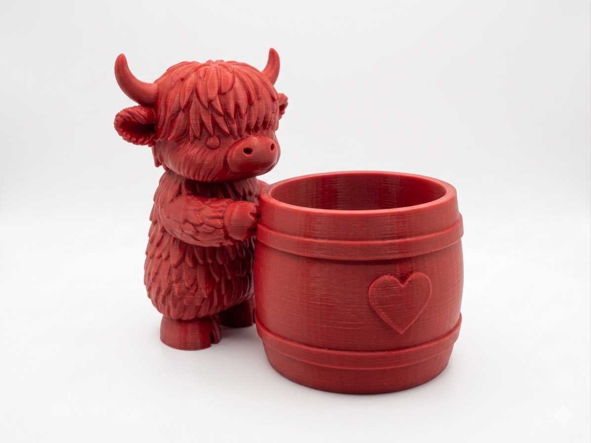 Cow Barrel Planter - Image 14