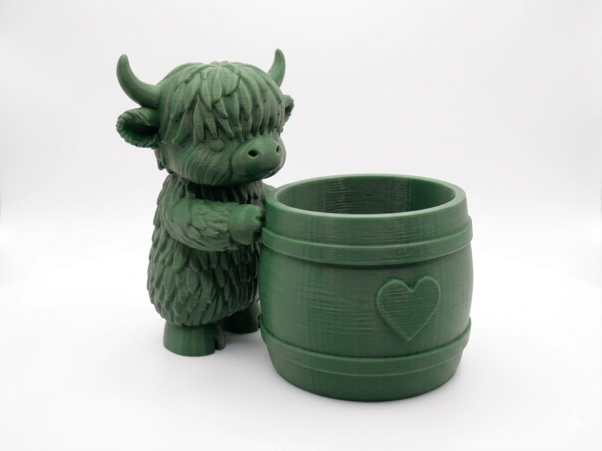 Cow Barrel Planter - Image 10