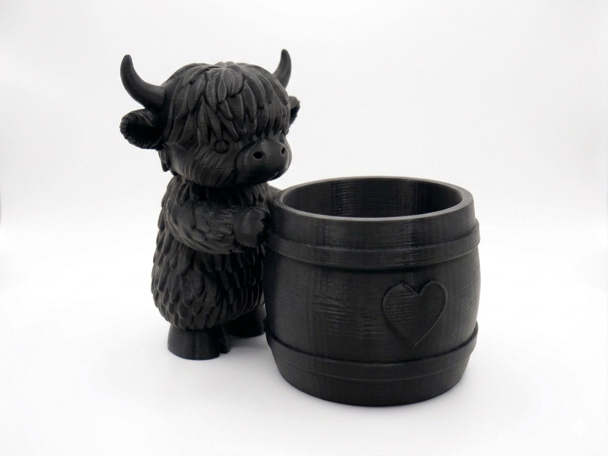 Cow Barrel Planter - Image 11