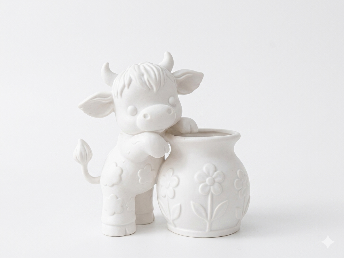 Cow with a Vase - Image 5
