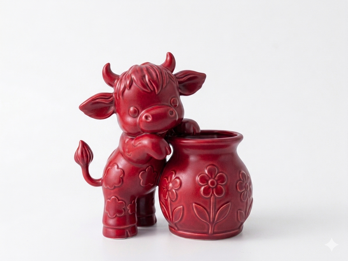 Cow with a Vase - Image 11