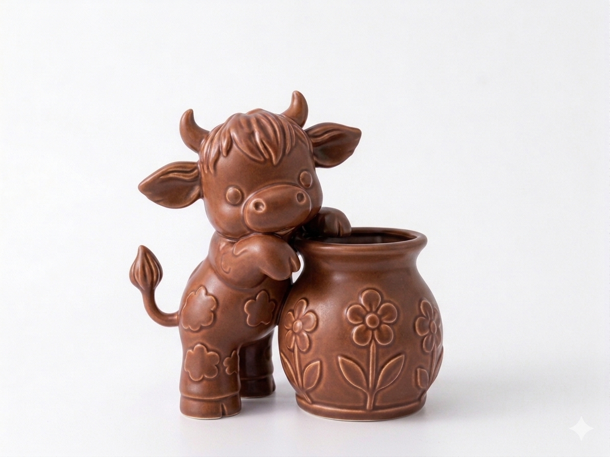 Cow with a Vase - Image 3