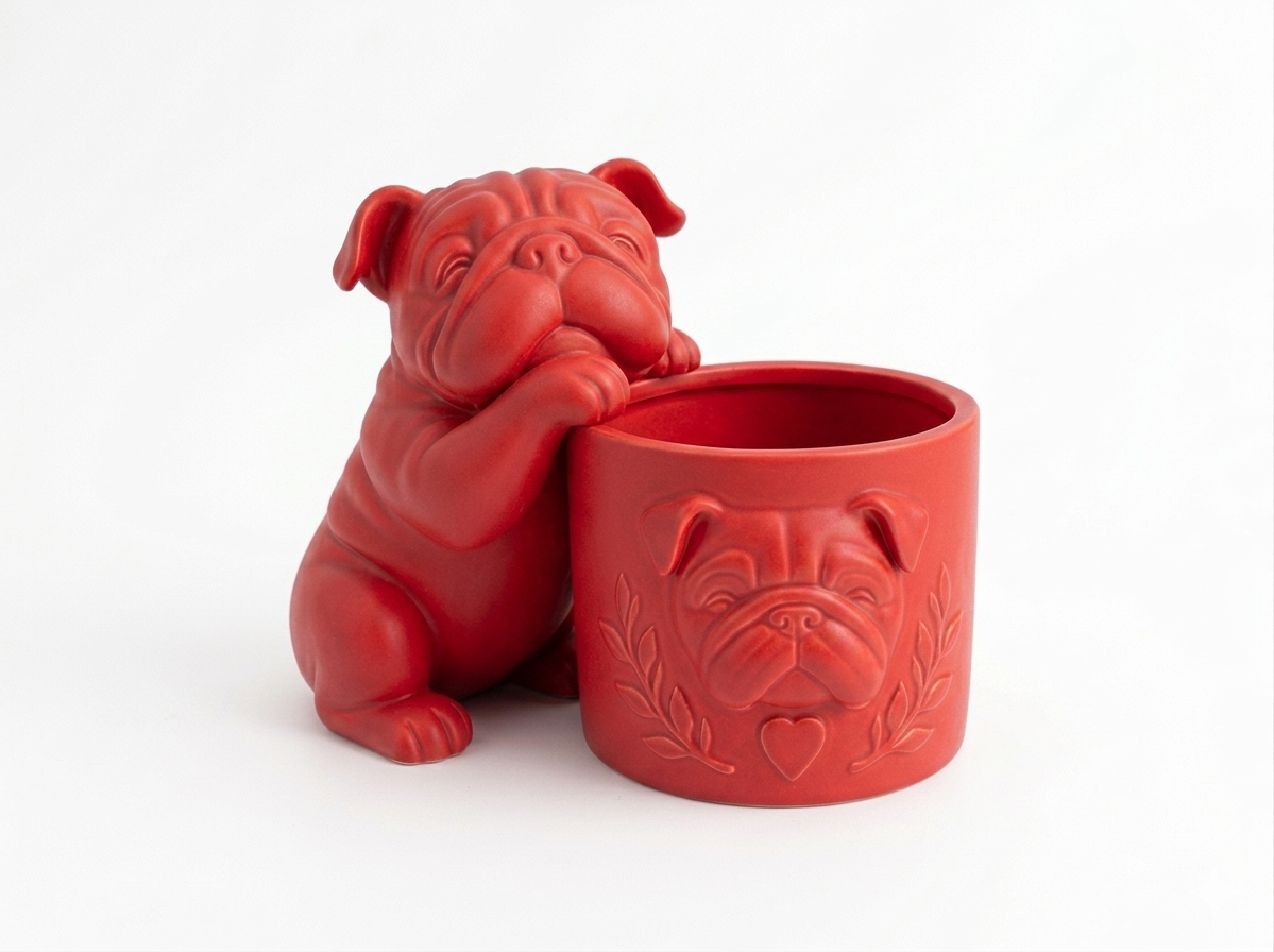 English Bulldog Planter - Image 4