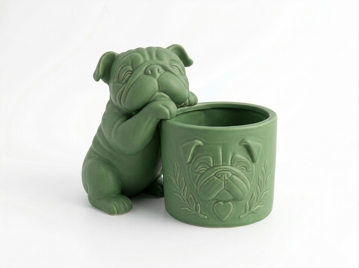 English Bulldog Planter - Image 13