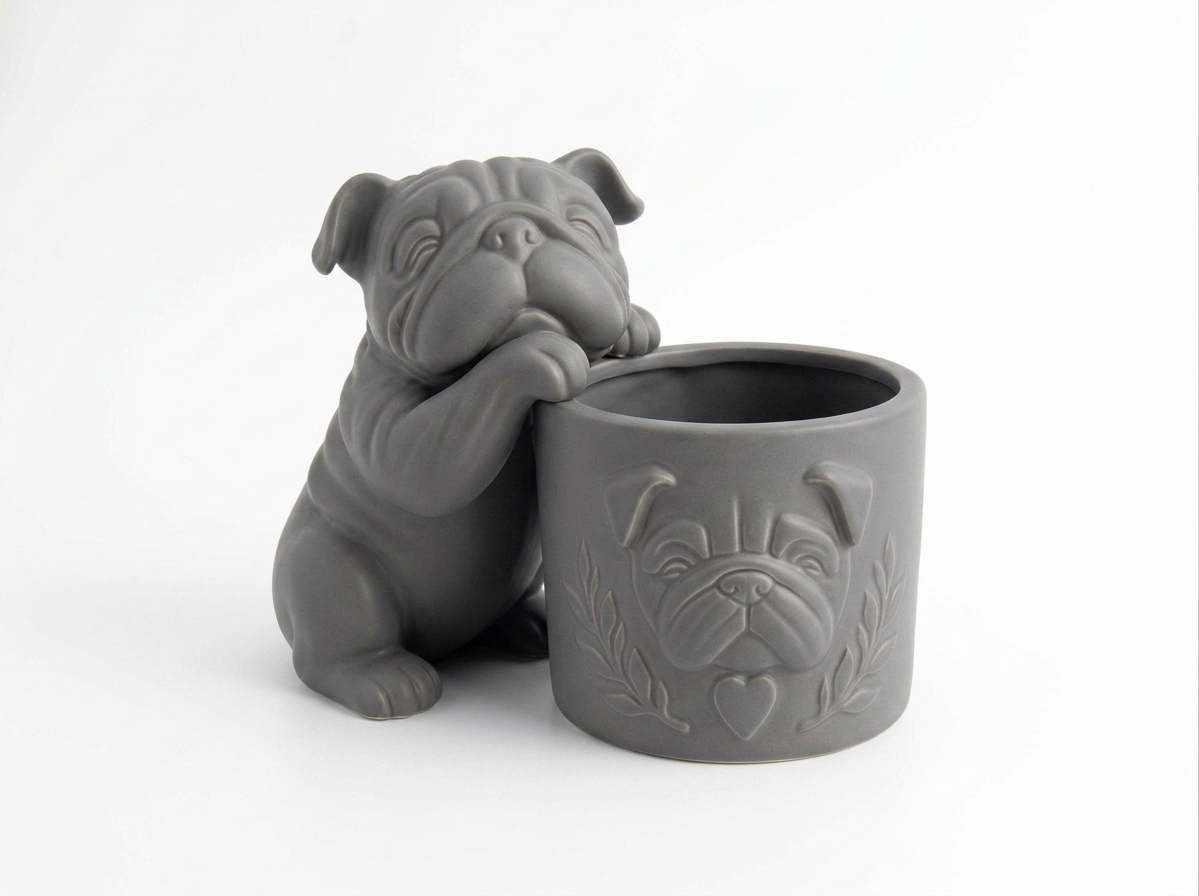 English Bulldog Planter - Image 12