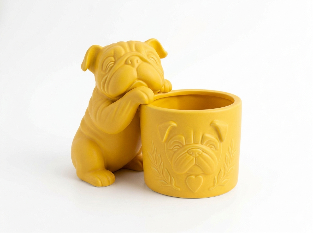 English Bulldog Planter - Image 2