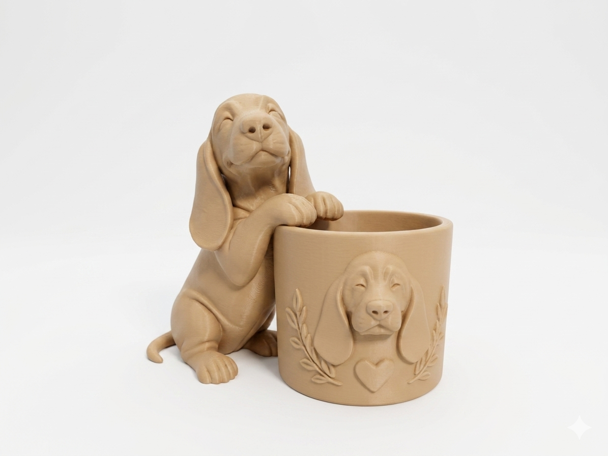 Basset Hound Planter - Image 4
