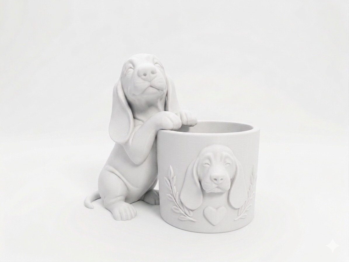 Basset Hound Planter - Image 8