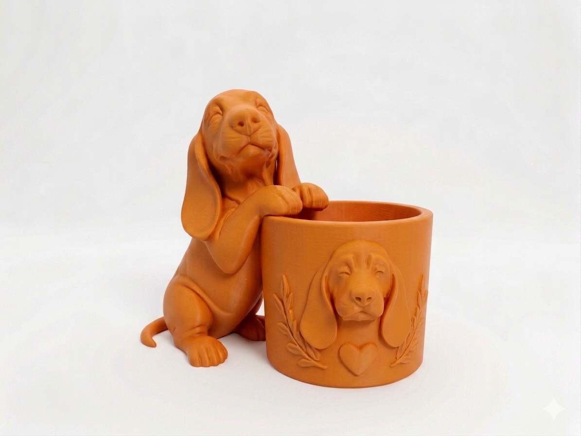 Basset Hound Planter - Image 11