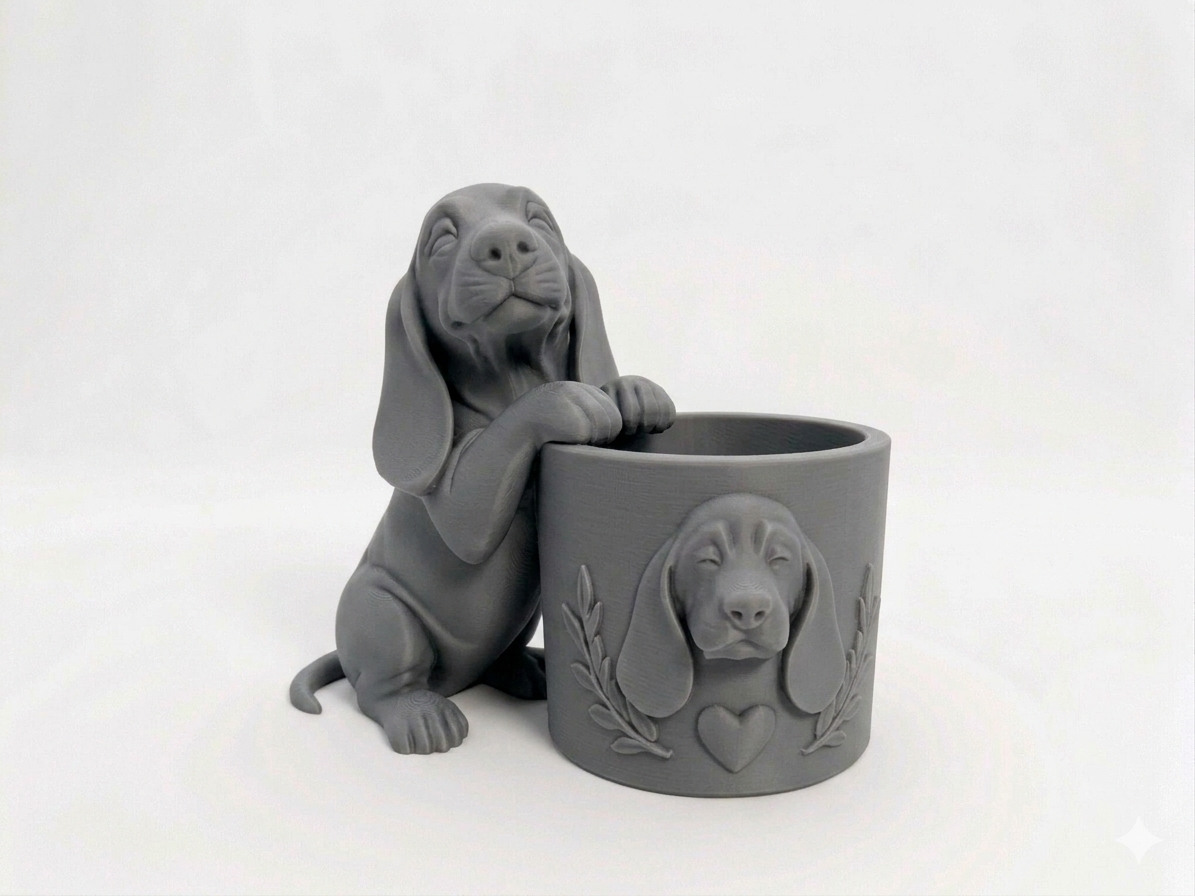 Basset Hound Planter - Image 13