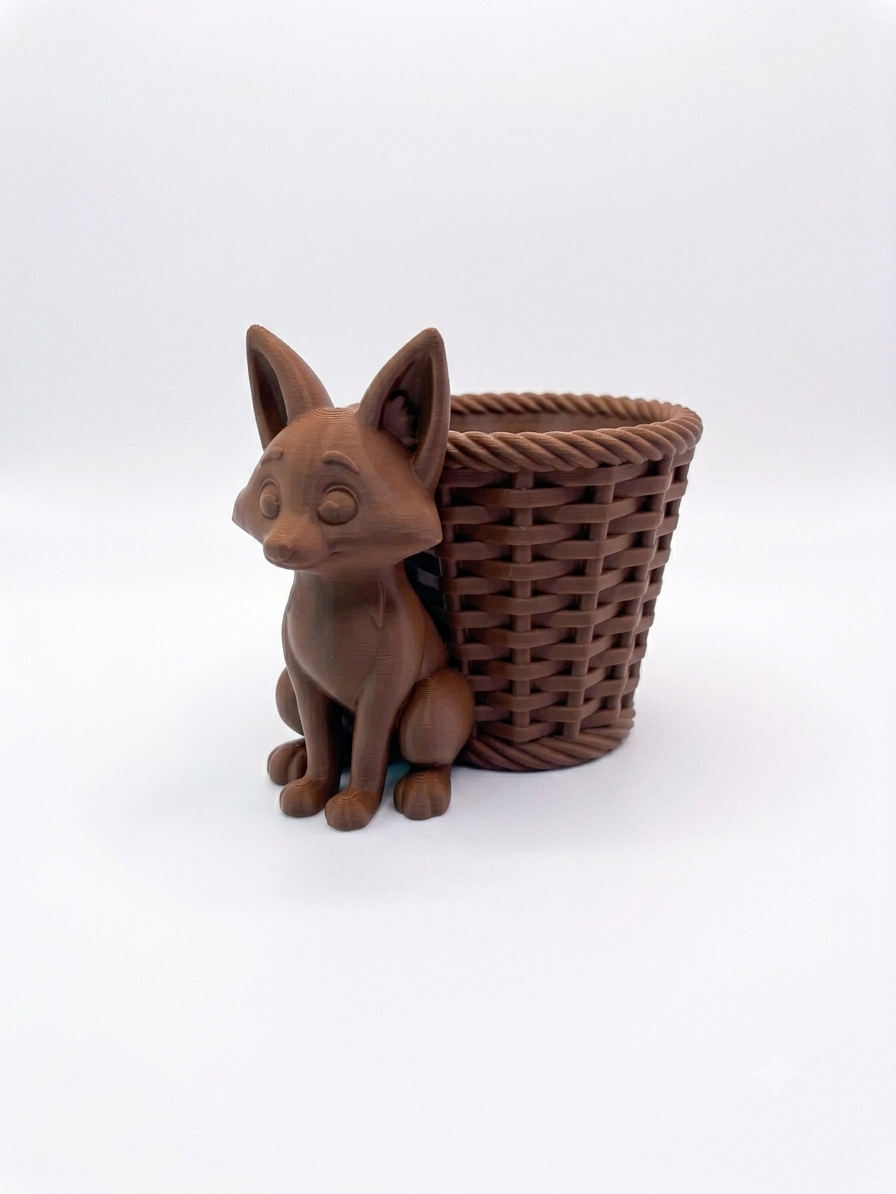 Fox Wicker Planter - Image 14