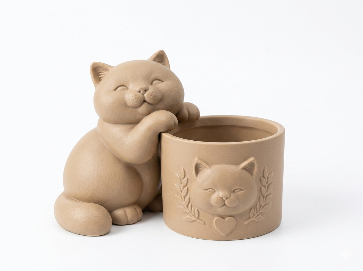 British Shorthair Planter - Image 13