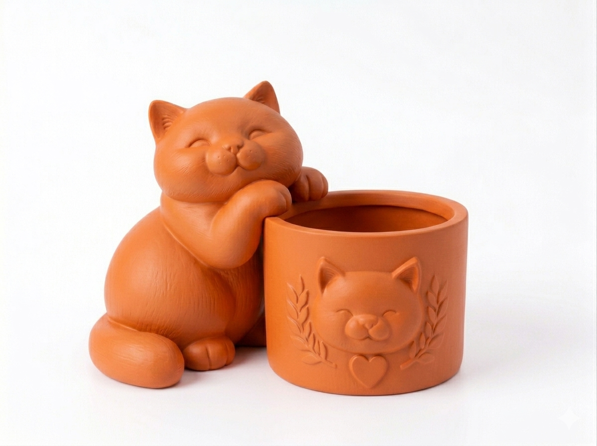 British Shorthair Planter - Image 5