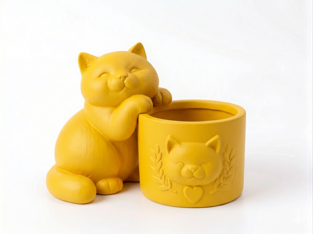 British Shorthair Planter - Image 4