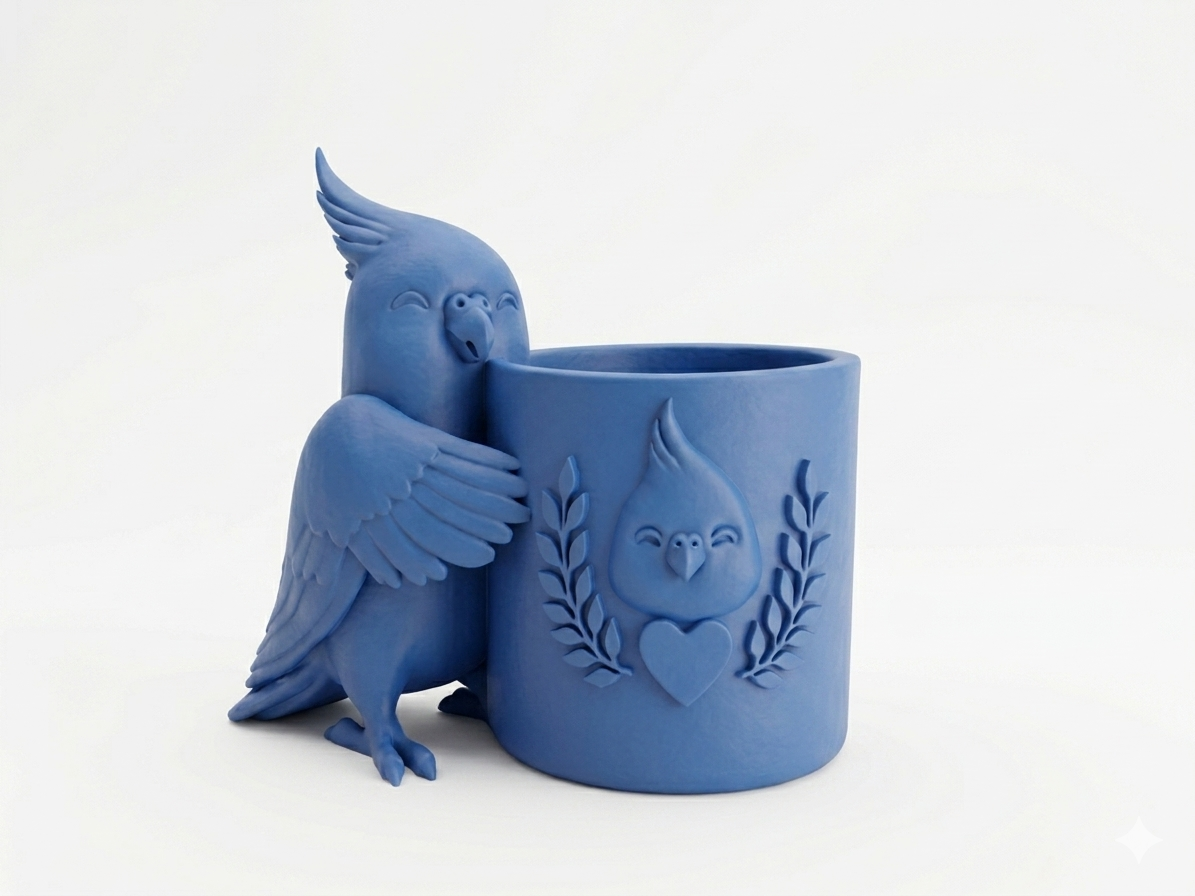 Cockatiel Planter - Image 12