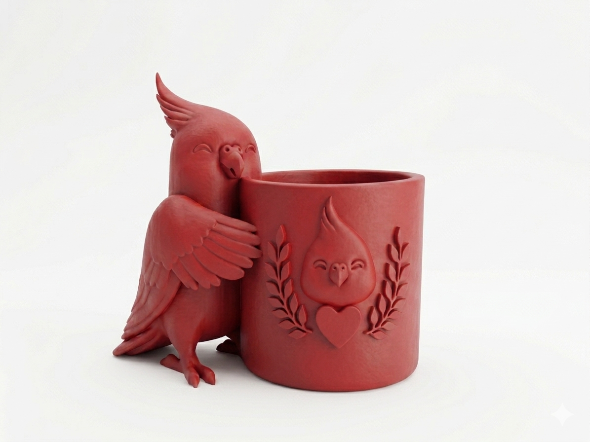 Cockatiel Planter - Image 14