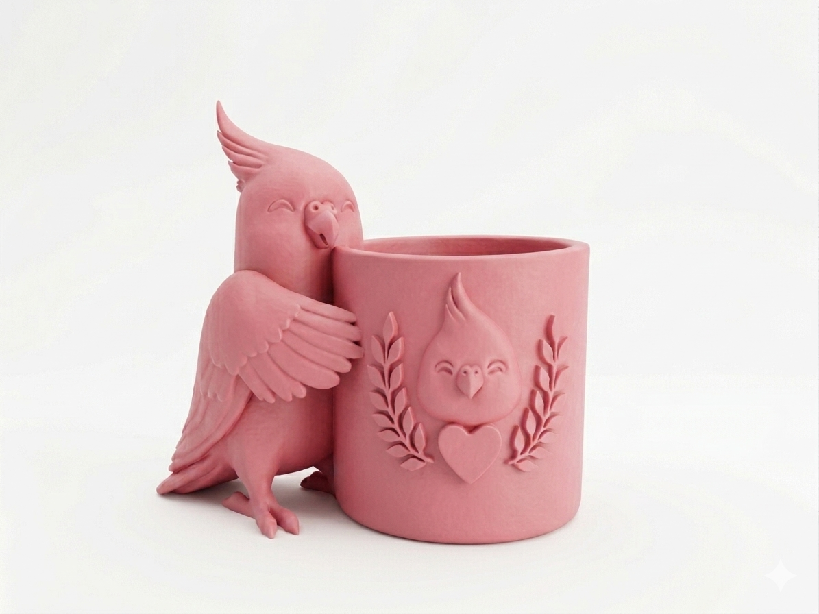 Cockatiel Planter - Image 10
