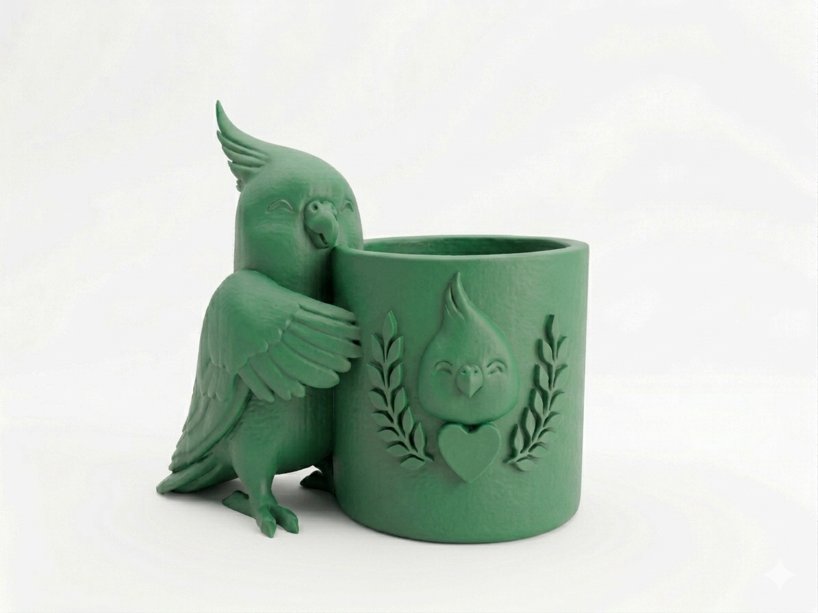 Cockatiel Planter - Image 13
