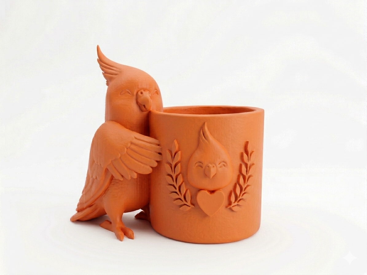 Cockatiel Planter - Image 7