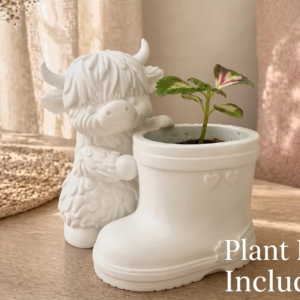 Cow Boot Planter