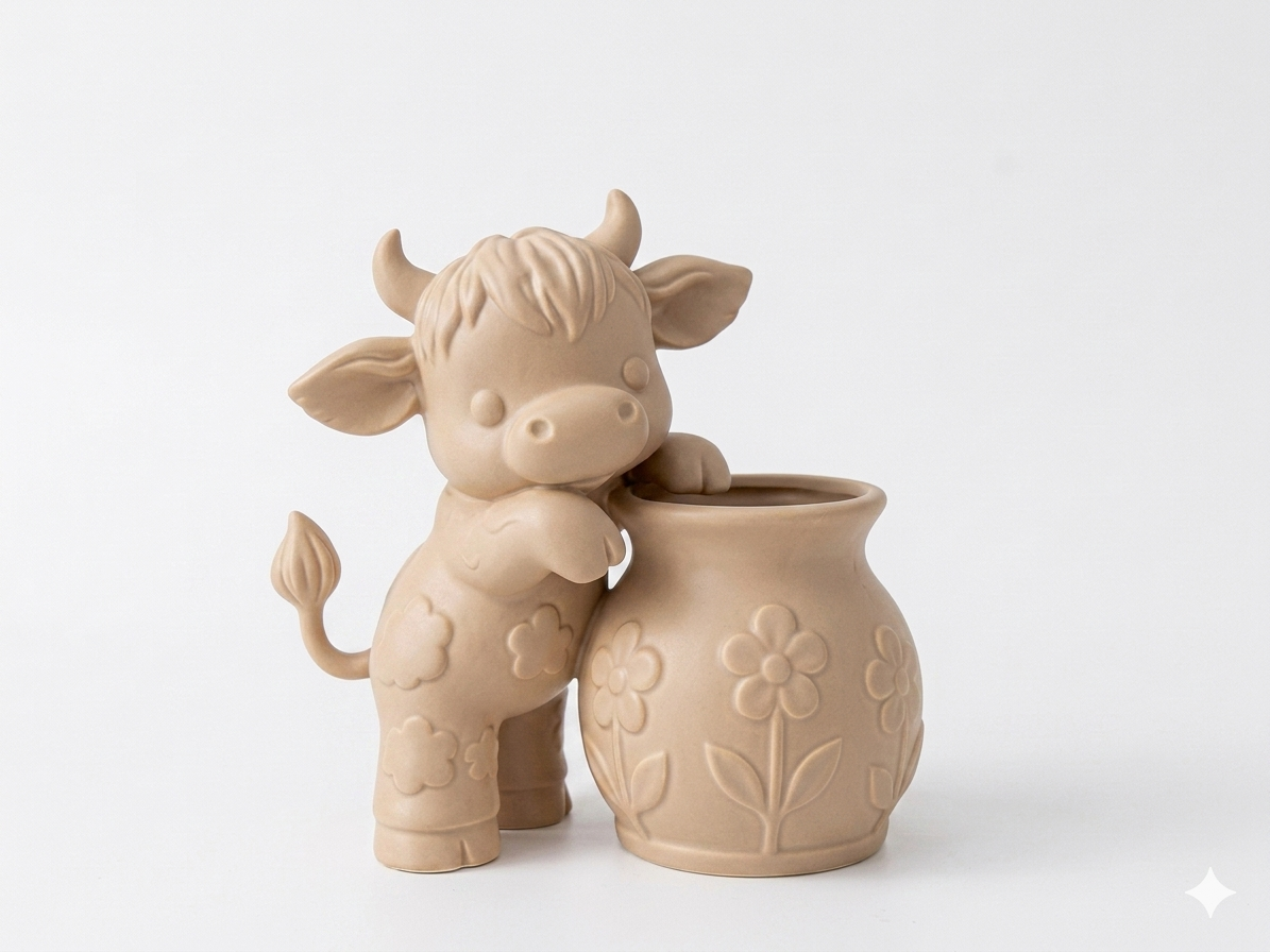 Cow with a Vase - Image 2