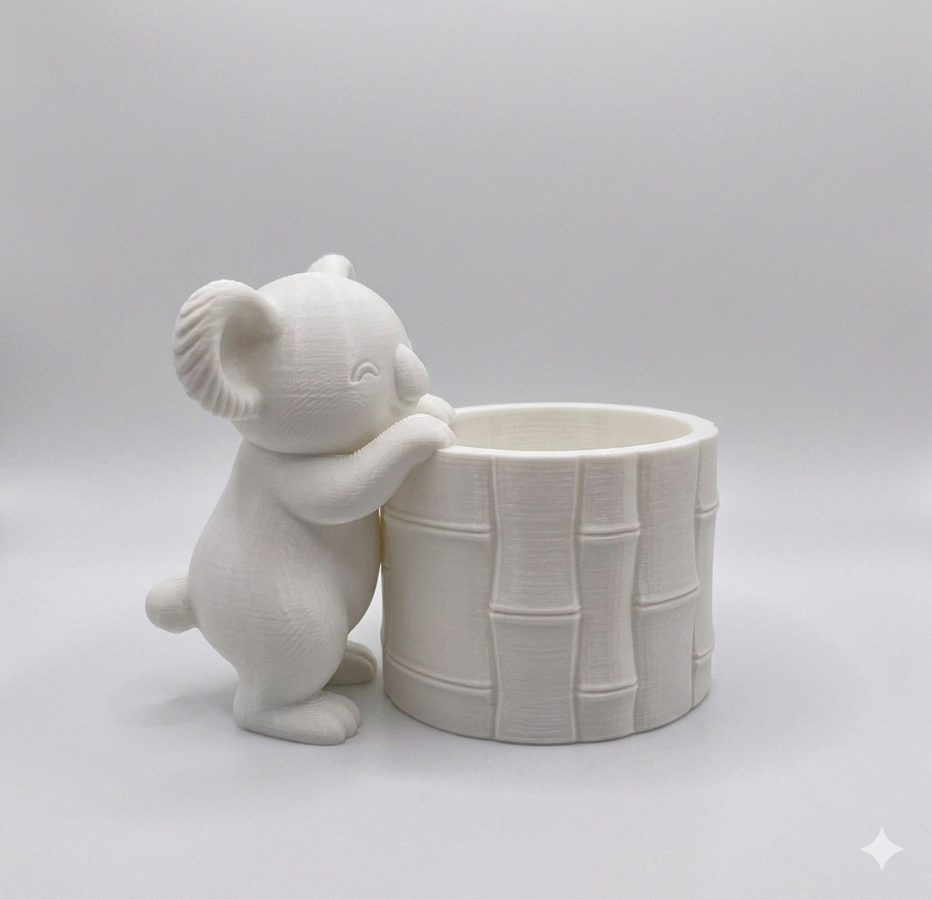 Koala Bamboo Planter - Image 3