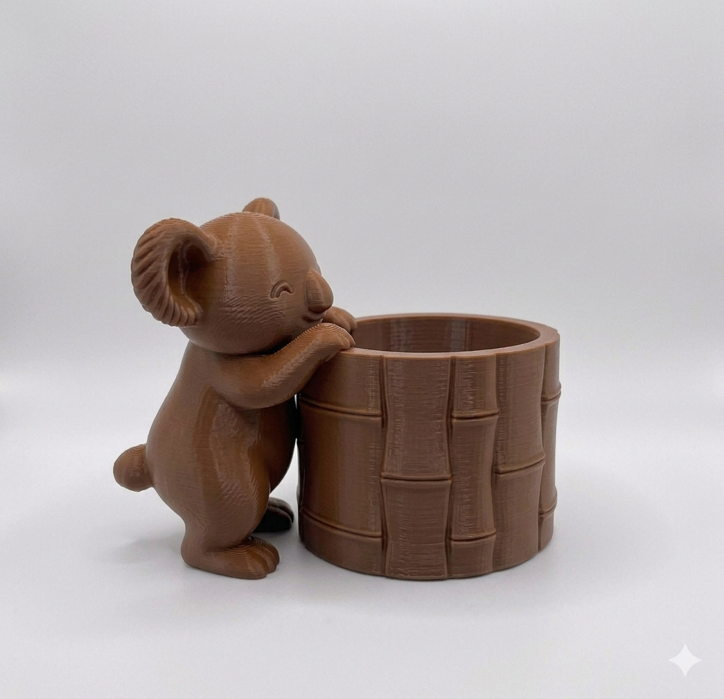 Koala Bamboo Planter - Image 4