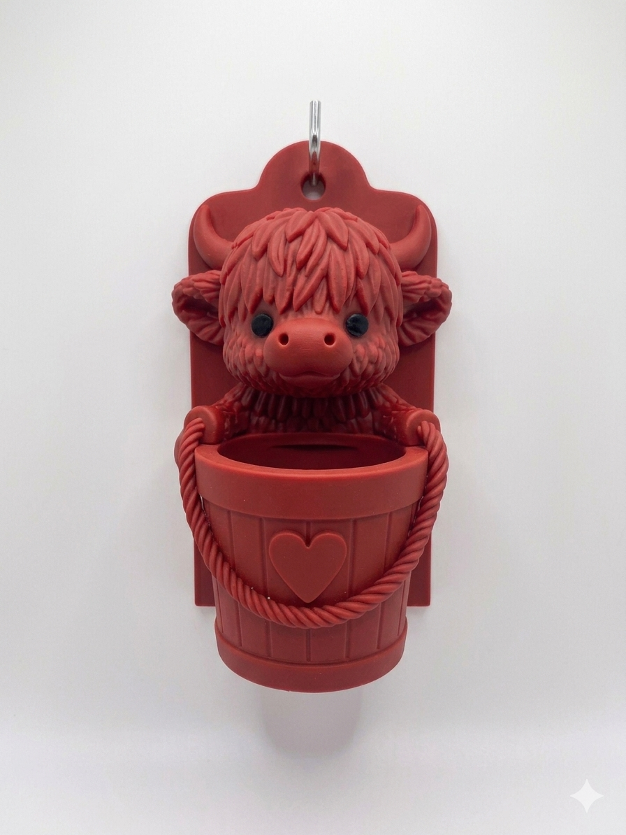 Wall mounted Cow with Planter - Image 4