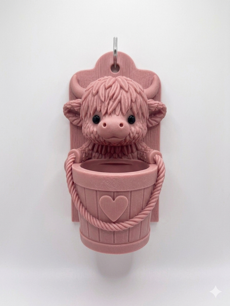 Wall mounted Cow with Planter - Image 5