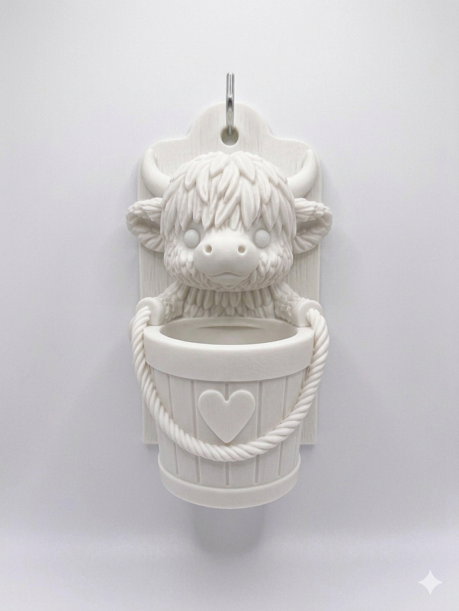 Wall mounted Cow with Planter - Image 6