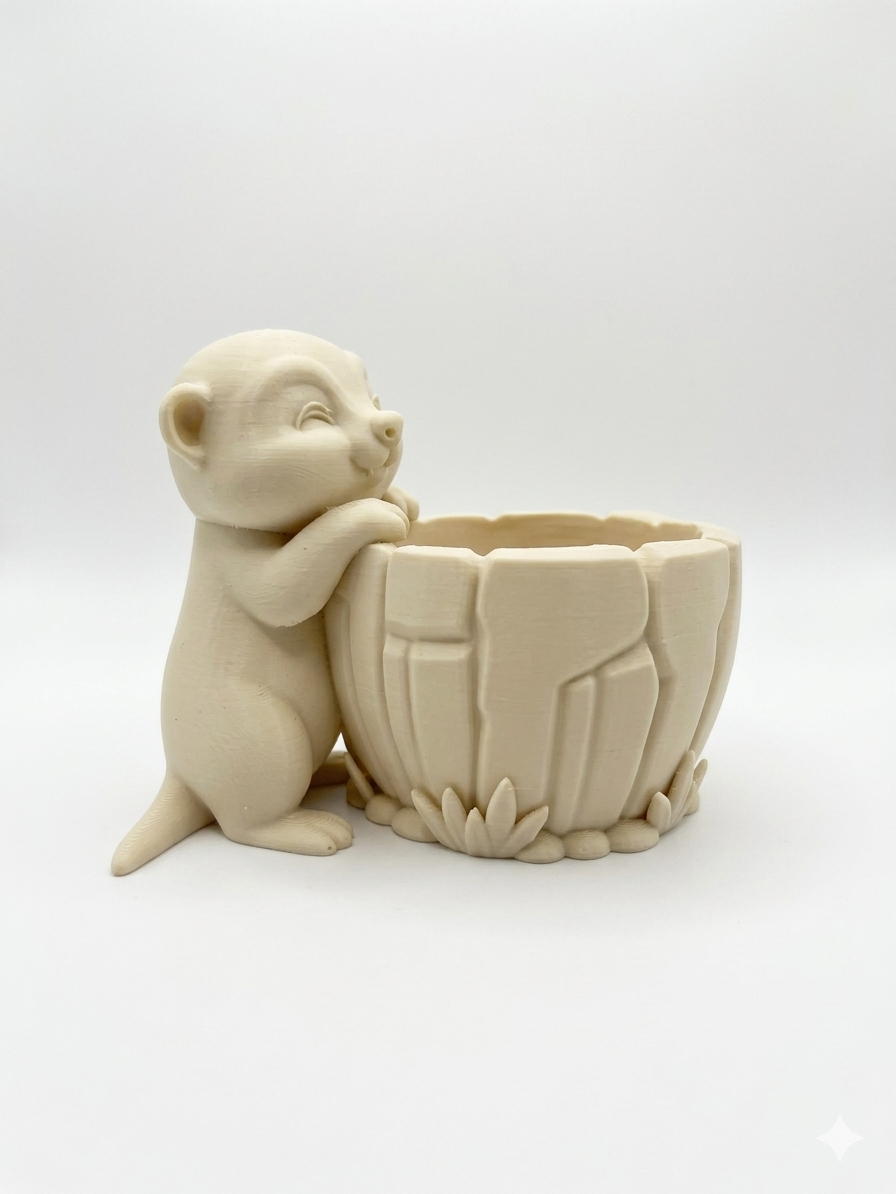 Meerkat Rock Planter - Image 2