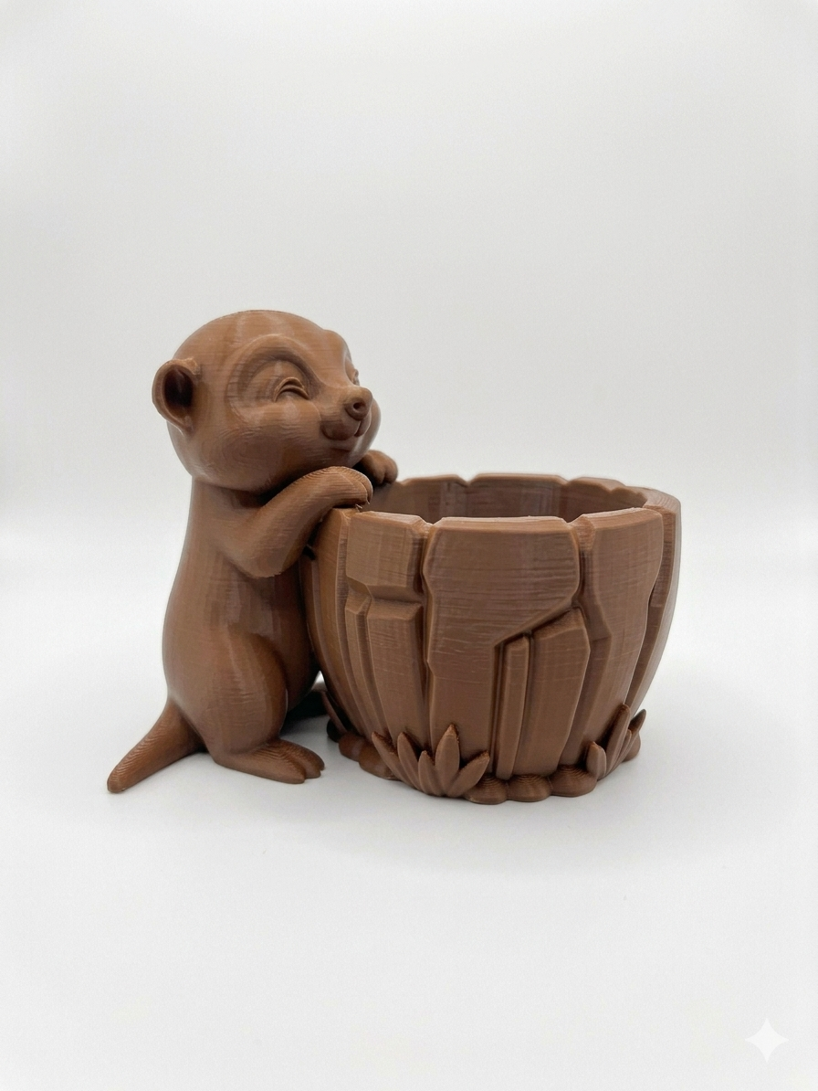 Meerkat Rock Planter - Image 7