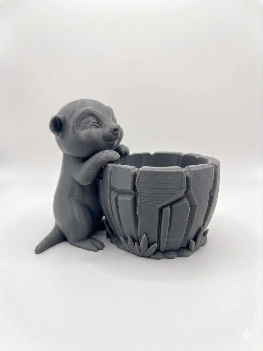 Meerkat Rock Planter - Image 12