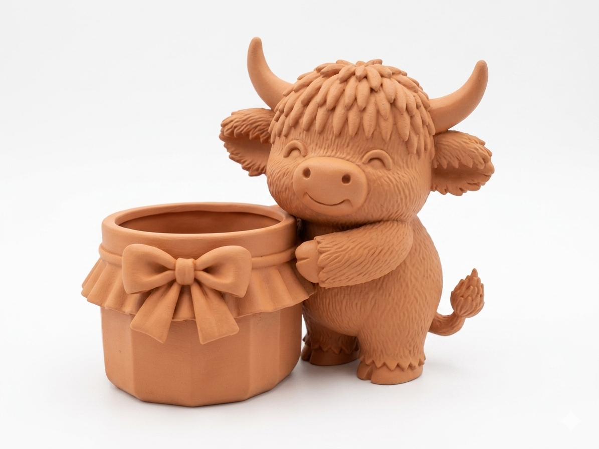 The Cow Jam Pot Planter - Image 2