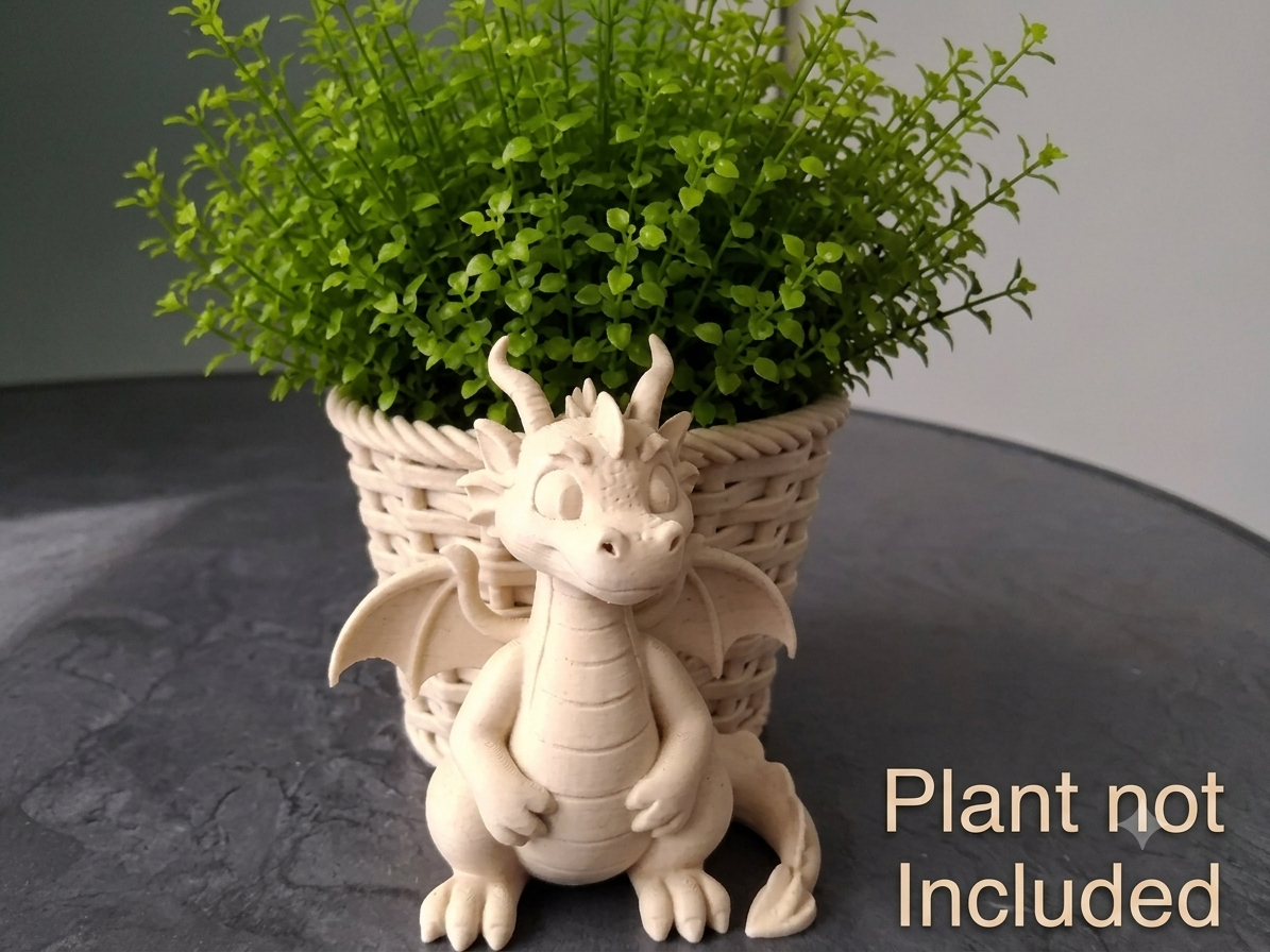 Mystic Dragon Basket Planter - Image 13