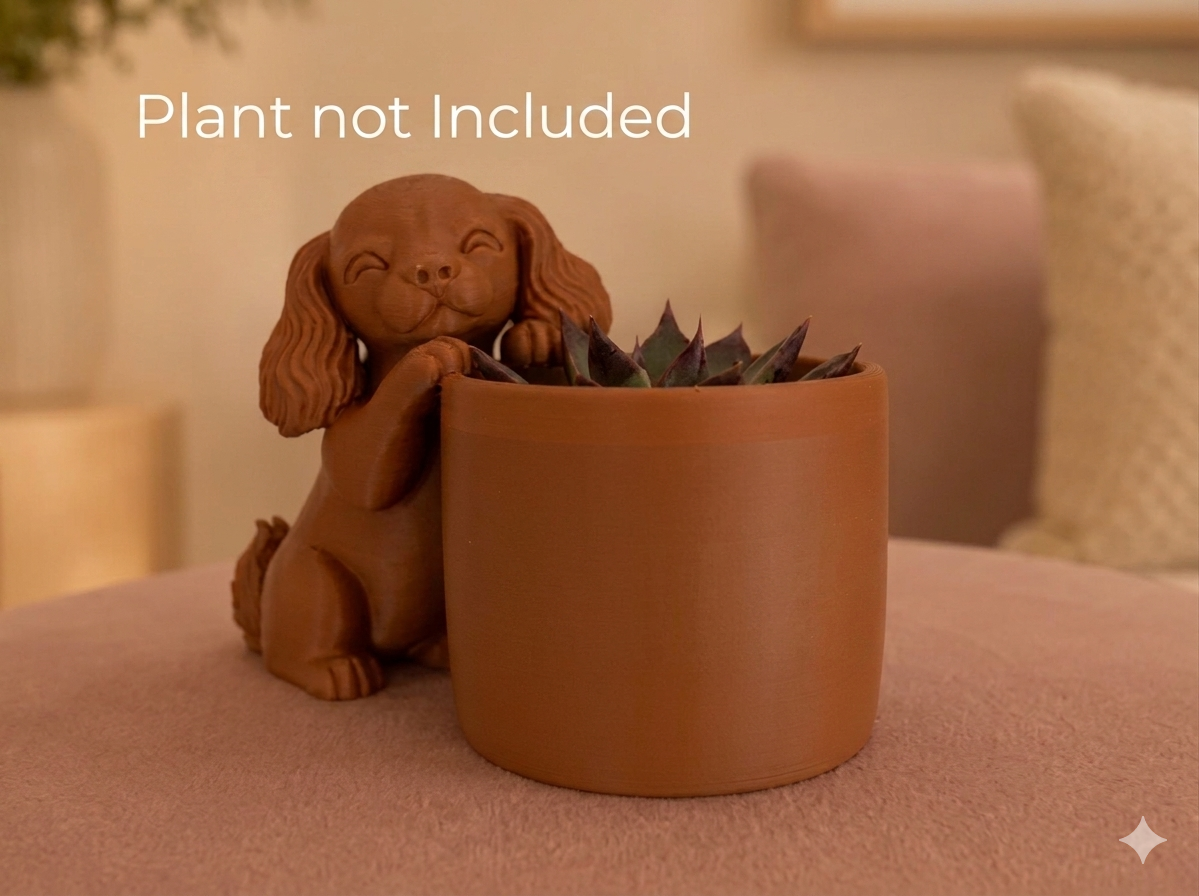 The Cavalier King Charles Spaniel Planter - Image 6