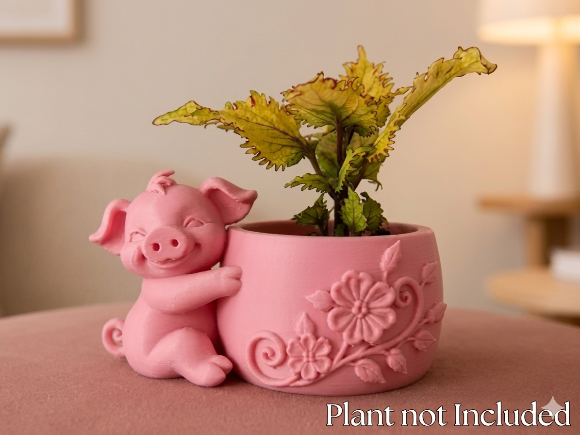 Cute Piggy Planter
