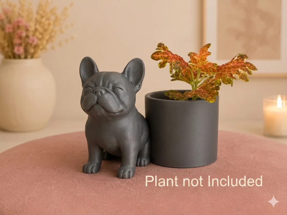 French Bulldog Planter