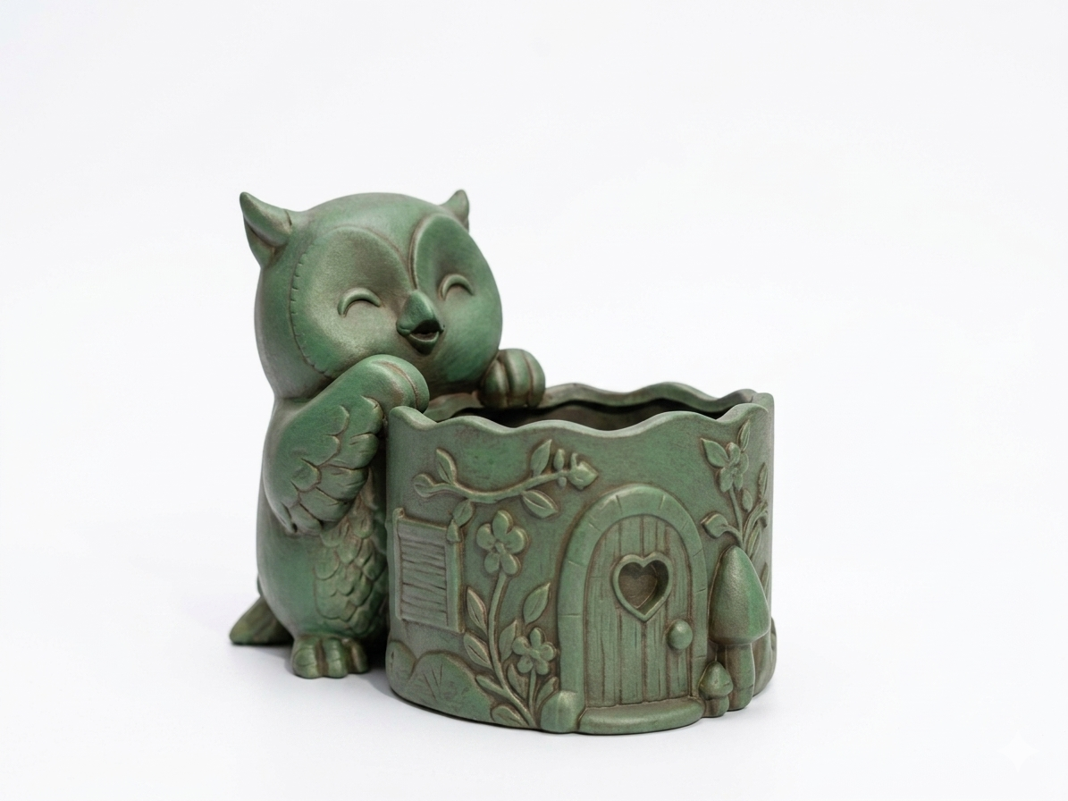 Owl Planter - Image 3