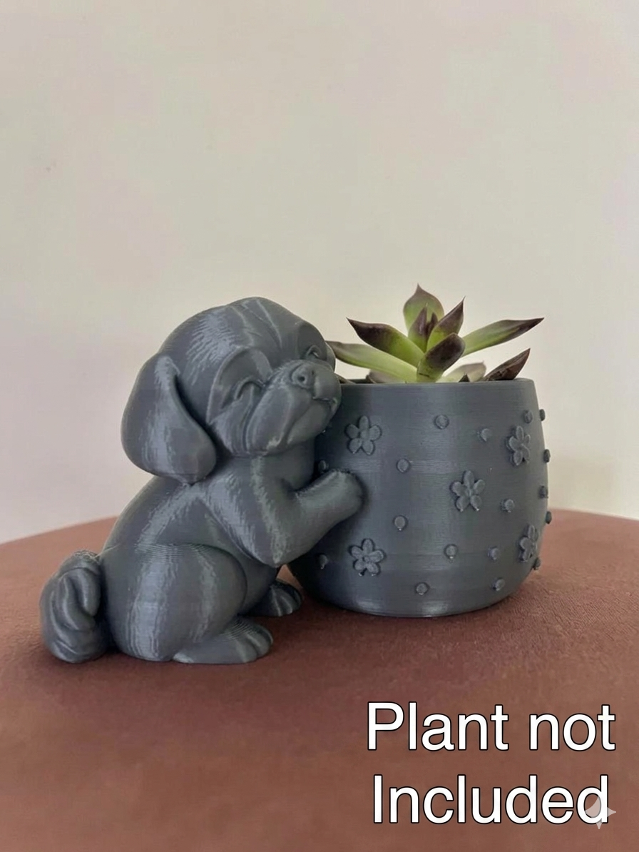 Cute Shih Tzu Planter