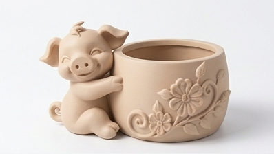 Cute Piggy Planter - Image 5